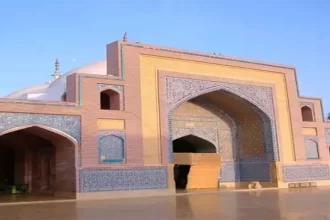 The Magnificent Shah Jahan Mosque in Thatta, Pakistan.